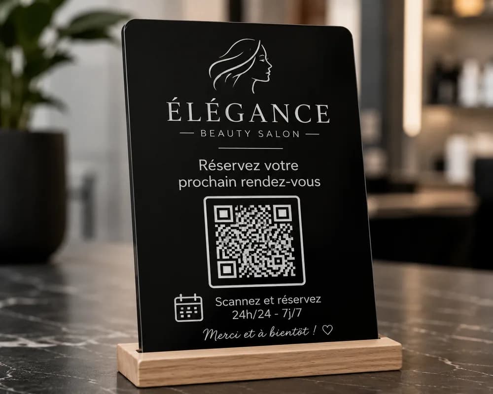 Plaque QR personnalisee gratuite